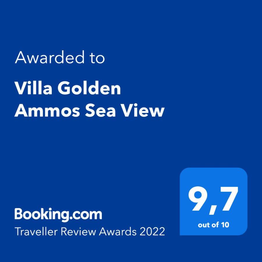 Villa Golden Ammos Sea View カラマキ エクステリア 写真